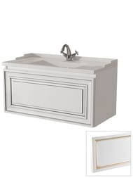 Тумба под раковину Caprigo Ponza-A 90 (930х472х475) подвесная, цв.Bianco oro caldo, 1ящик 13513-B017