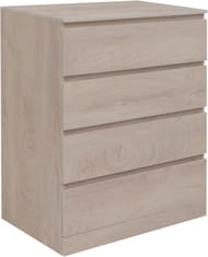 Комод Aquanet Сканди (800х1017х483) напольный, 4 ящика, дуб крафт 302542