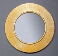Зеркало Armadi Art Shine (Шайн) (820x820x50) 528-G light с подсветкой золото