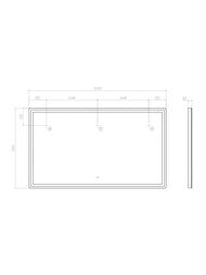 ������� VIGO Geometry Comfort 1200 (1200�700) LED, ������������� ������, ��������