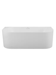 Ванна акриловая BelBagno BB412-1700-800-MATT 1700x790x580 пристенная, полукруглая, белый