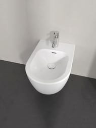 Биде подвесное Villeroy & Boch Skyla 44820001 (370х530х215) отверстие под смеситель, перелив