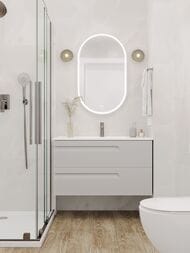 Керамогранитная плитка Ceradim Onyx Royal Cloud (600х1200) светло-серый 9999301490  (кв.м.)