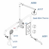 ������� ������� WasserKRAFT A178644 Thermo  ������������ ���������, �����, �������/������ ���, ����