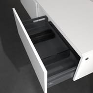 Тумба под умывальник Villeroy & Boch LEGATO (1600х380х500) подвесная, 2 ящика, белая B59500DH