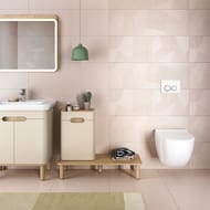 Клавиша смыва двойная VITRA Sirius пластик, цвет глянцевый хром 740-0480