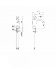 ��������� ��� �������� Migliore OXFORD ����������������, ����� �����, ������ ML.OXF-6362.BI.BR
