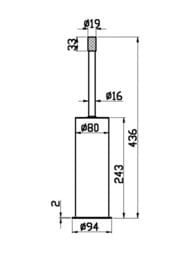 ����� ��� ������� Boheme Uno 10979-NB ���������, ����: Nickel Brush