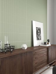 Плитка настенная EQUIPE COSTA NOVA Onda Tansy Green Glossy (50х200) зеленая 28486 (кв.м.)