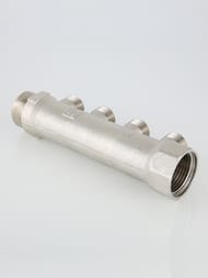 Коллектор VALTEC 1" на 4 выхода 1/2"Н никель VTc.500.N.0604 — изображение 7