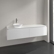 Тумба под умывальник Villeroy & Boch LEGATO (1600х380х500) подвесная, 2 ящика, белая B59500DH