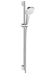 Душевой набор Hansgrohe Croma Select E 1jet (ручной душ, шланг, штанга 90см) хром/белый 26595400 — миниатюра 1