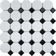 ������� ������������ Starmosaic Octagon small White/Black Matt 295�295�6 �����+������ IDLA2575 (��.)