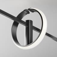 Трековый светильник Maytoni Zero (Зеро) TR230-1-10W3K-B Flarity 3000K 10Вт 180°, IP20, черный
