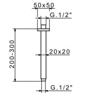 ��������� ���������� ��� ����.���� Migliore RICAMBI Quadro L-190�� 1/2"x1/2",������ ML.RIC-36.102.DO