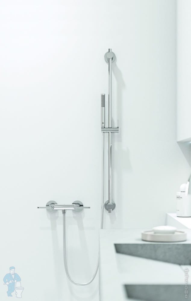 Душевой гарнитур KLUDI Nova Fonte Puristic 1S лейка, штанга, держатель ...