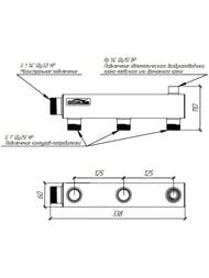 ����������������� ��������� Gidruss DMSS-32-25x3, ���������� 1 1/4", 3 ������� 1", ������������ 1/2