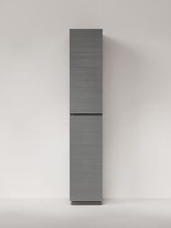 Шкаф-пенал SANCOS Folk Floor PFL35FES 350х350х1880 напольный, 2 дверцы, цвет: Ergraut soft