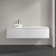 Тумба под умывальник Villeroy & Boch LEGATO (1600х380х500) подвесная, 2 ящика, белая B59500DH