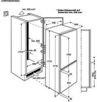 ����������� ������������ AEG SCR418F3LS (1772x540x549) ������������, �����