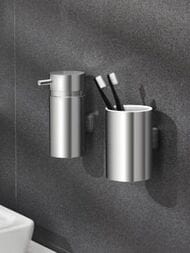 Стакан для зубных щеток Vitra Nest Trendy подвесной, цвет: хром A44613