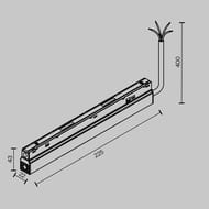 ���� ������� ������������ Maytoni  TRA034DR-100W-DD-B 48�, 100�� �������������, IP54, ������