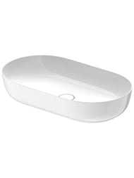 Раковина Duravit Luv 700х400 шлифованная, белая, выпуск с керамической крышкой 0379700000