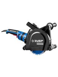 Штроборез (бороздодел) ЗУБР ЗШ-П45-2100 ПВТК 2100Вт, 180 мм, 8000 об/мин,  плавный пуск, в кейсе — миниатюра 1
