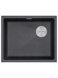 Мойка LUMI 55UNI-SKEW, IT-GRANIT, LU55SK-DG, графит, 555х440, Paulmark