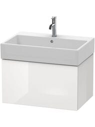 Тумба под раковину Duravit L-Cube 684х394х459 подвесная, 1 ящик, белый глянец LC617602222