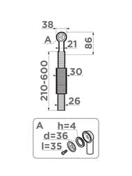 Перелив круглый Omoikiri OV-1-R-AB 4998035 античная латунь