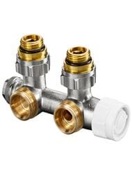 Узел присоединительный Oventrop "Multiblock T" G1/2"НРxG3/4"НР угловой,   1184084