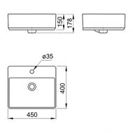 ����� � ��������� AQUATON ���� ����� 100 1A2477K2LQX60 1000�450�510 ���������, 2 �����, ������\������ (1A247701LQX60+732700B000)