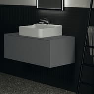 Тумба под раковину Ideal Standard CONCA (1000x505x370) 1 ящ , антрацит, столешница с вырезом T3930Y2