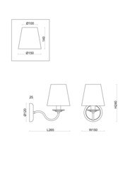 ��������� ���������� Freya Osborn (������) FR2027WL-01N, 220/240 V, IP20,������