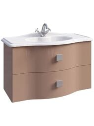 Тумба под умывальник Caprigo Ноктюрн 90 капучино 910х576х465 подвесная, 2 ящика 1319-DM501