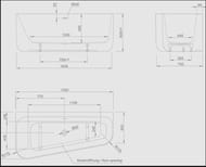 ����� ���������� Knief Chic (1550x750�600) ���������, ������ 0100-241