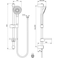 ����� ���������� 3�1 Ideal Standard CERAFLEX ��� �����������, �����/����, ������� �������� BD001AA