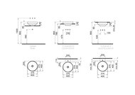 �������� VITRA Water Jewels 400�400 ����������������� ��������, �����  4334B003-1361