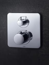 Смеситель Axor Citterio M 34705000 термостат с запорным вентилем, 1 потребитель, хром