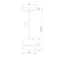 Подвесной светодиодный светильник Elektrostandard DLS023 9W 4200K , белый
