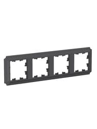 Рамка Systeme Electric ATLASDESIGN ANTIQUE 4 поста базальт ATN101404