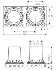 ������� ����� Axor Montreux 16549180 ��� ��������� ����������