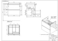 ����� ��� �������� Cersanit MODUO 60 (570�585�445��.), ��������� �����   64140