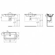�������� Ideal Standard STRADA II Vanity 84 �� (840�460�180) � ���������� ��� ��������� T300301