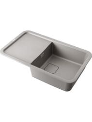 Мойка Omoikiri TASOGARE 86-GR (860х510210) врезная, артгранит, цвет Leningrad Grey 4993459