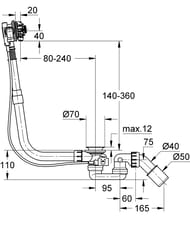 ����-������� Grohe Talentofill � �������� ����������, ��� ����, ������������ ����� 28990000