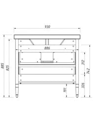 ����� ��� �������� Caprigo ������� 90 concept 930�885�475 2 �����, ����: ���� ���� 34018-SF046