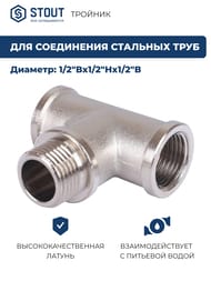 ������� STOUT 1/2"���, ������,  SFT-0065-121212