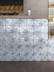 Декор KERAMA MARAZZI Барио (150х150) орнамент, белый DD\C28\17023 (шт.)